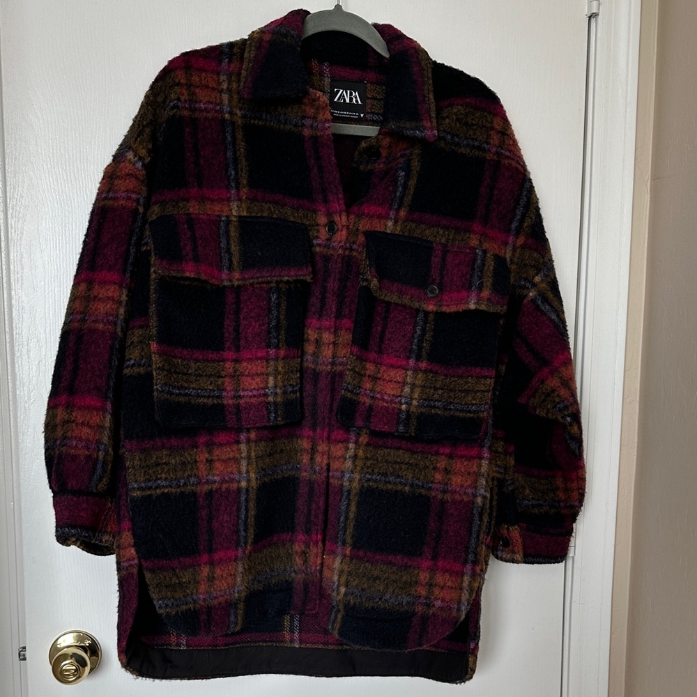 Zara Women’s Plaid Shacket